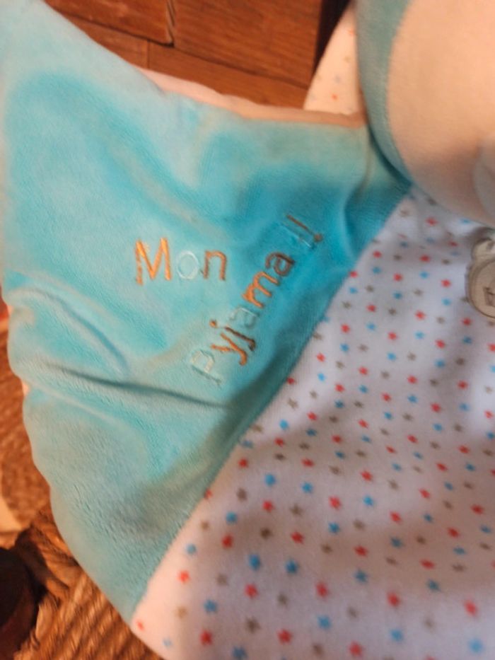 peluche range pyjama capucin baby nat tbe - photo numéro 2