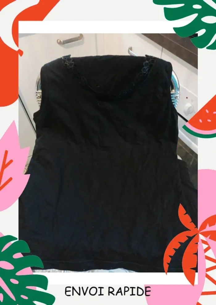 Lot de 2 jolie tricot de corps femme mode débardeur - photo numéro 4