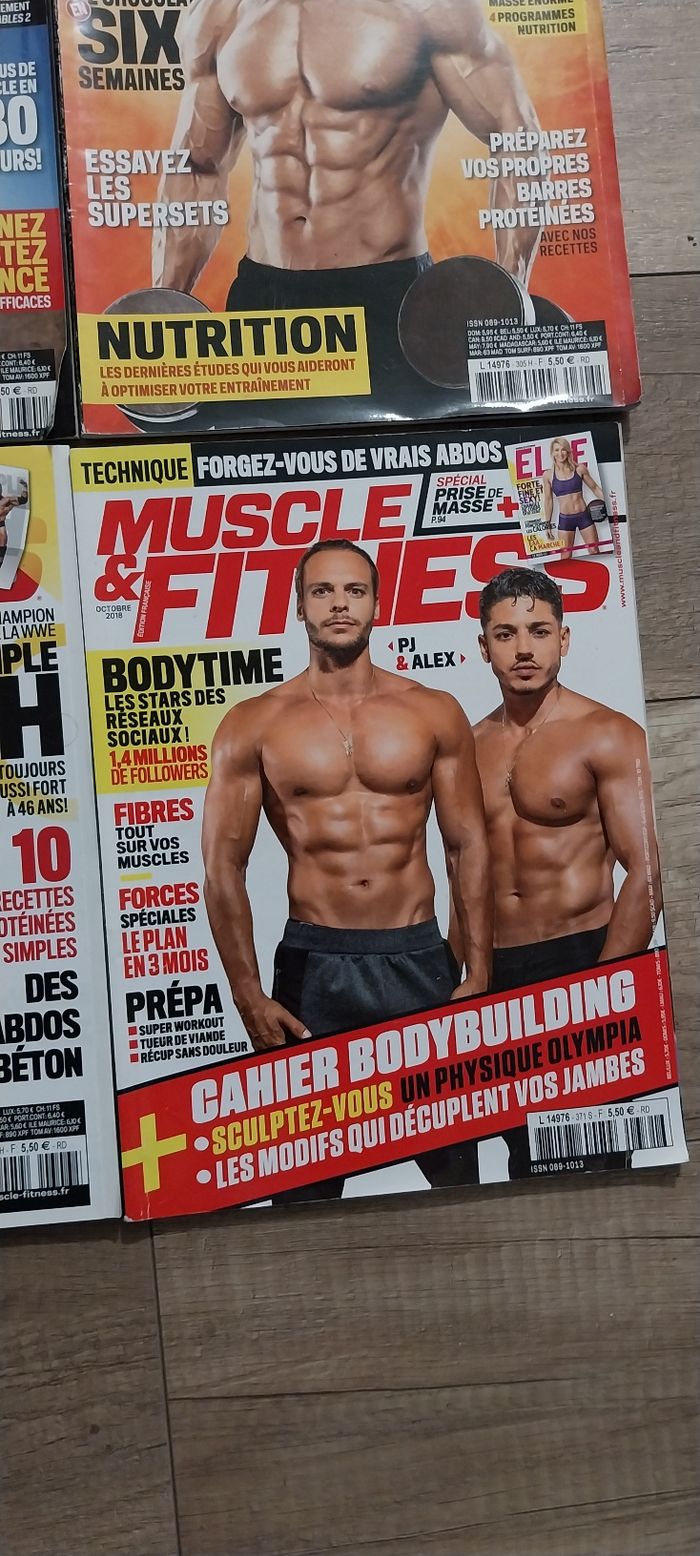 Lot magazines Musculation - photo numéro 2