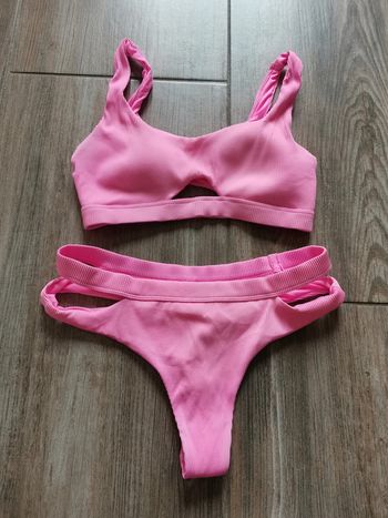 Maillot de bain 2 pièces rose Tezenis taille M