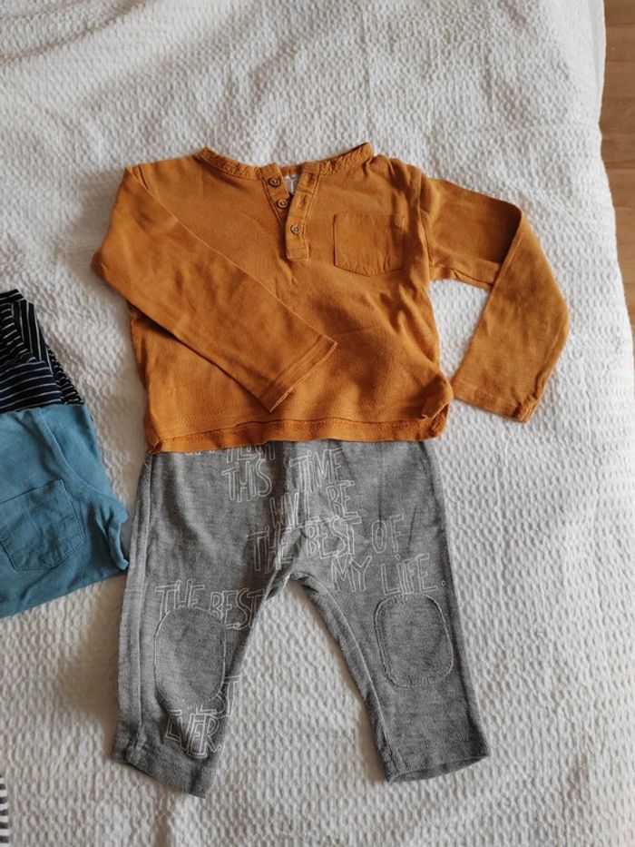 lot garçon zara 6-9 mois - photo numéro 3