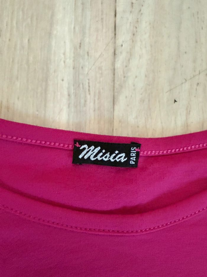 T-shirt artistique Misia Paris – taille S/M – manches longues fleuries – pièce originale & bohème - photo numéro 4