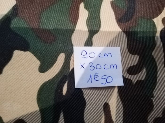 Tissu militaire 90cmx30cm - photo numéro 2