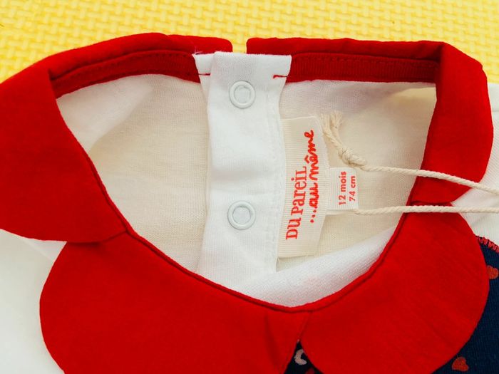 Ensemble neuf 3 pièces teeshirt jean DPAM 12M - photo numéro 10