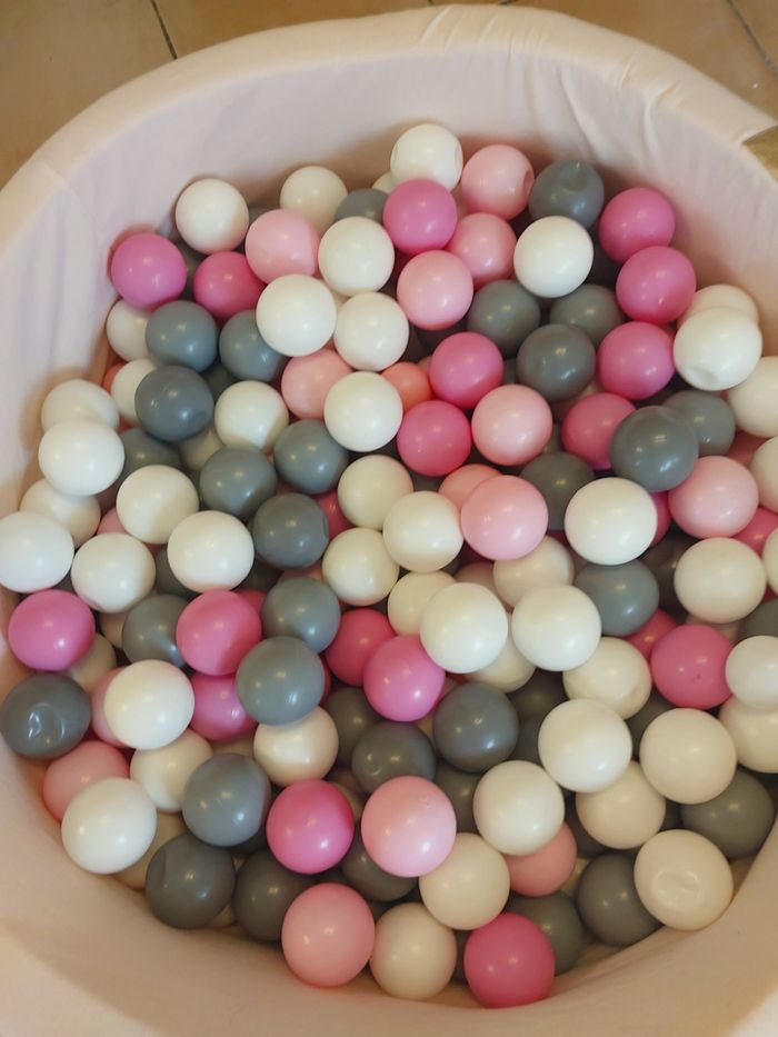 Piscine à balles rose Meow - photo numéro 4