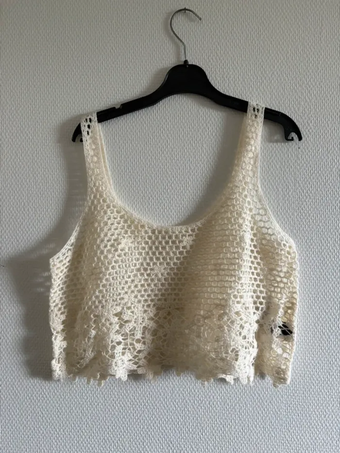 Crop top en maille - photo numéro 4