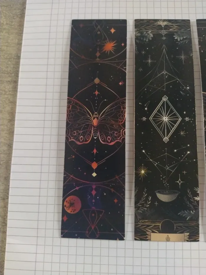 Lot de marque page thème astral (lot B) - photo numéro 2