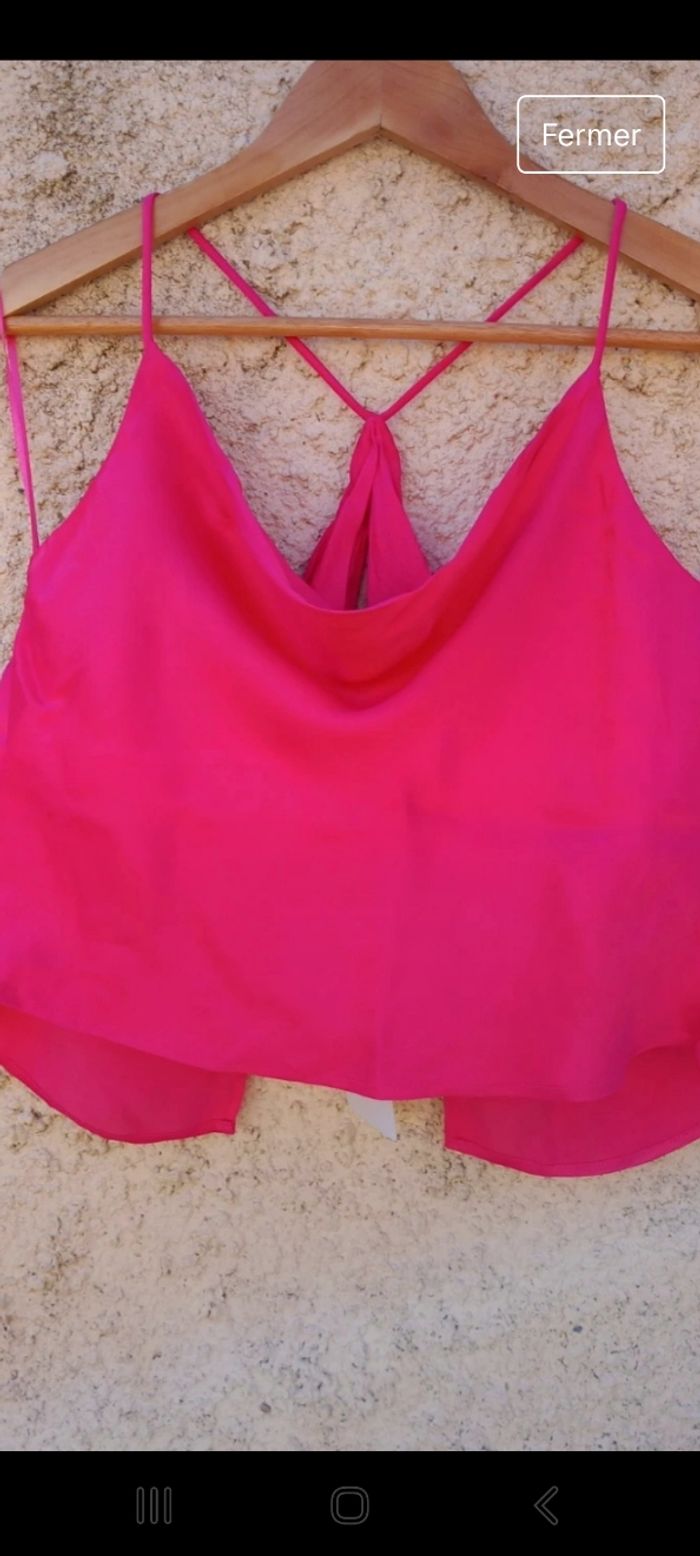 Haut fushia zara s - photo numéro 2