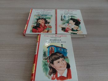 Lot de 3 livre, Isabelle "rouge et or Dauphine"(7)