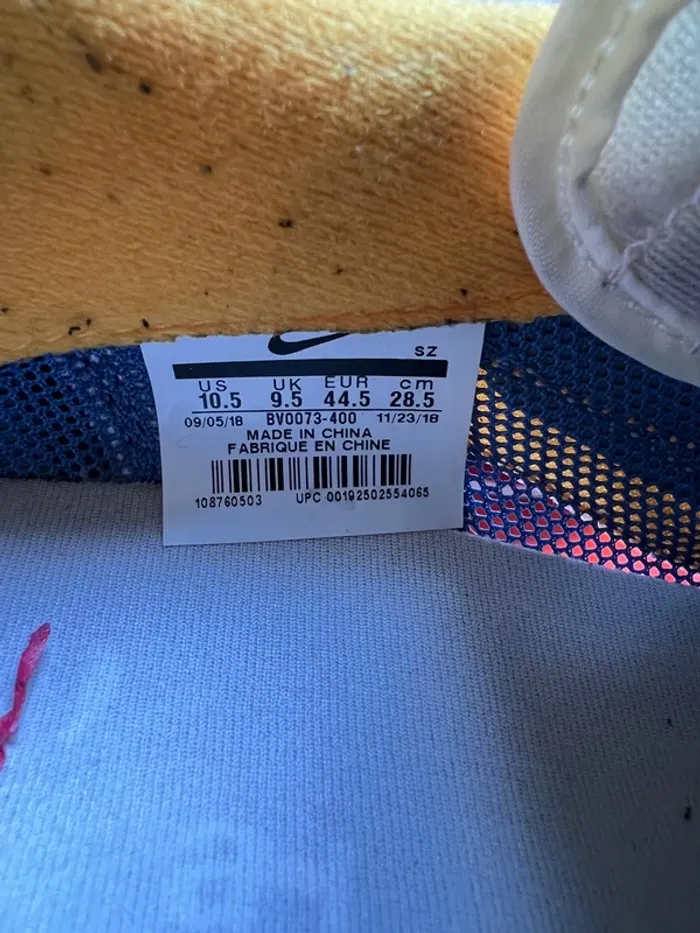 Nike ldwaffle sacai blue multi 44.5 - photo numéro 8