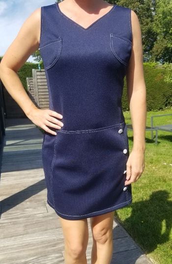 Robe bleue marine