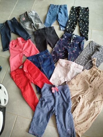 Lot de 11 pantalons pour bébé fille
