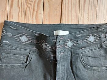 Jean noir ceinture