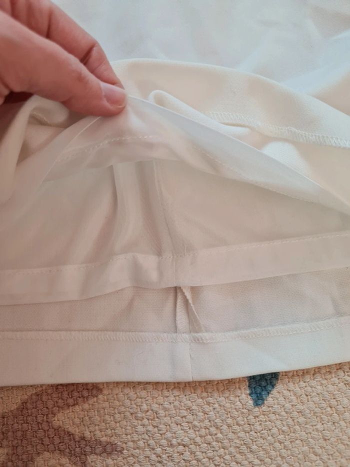 Robe blanc cassé zara trafaluc M - photo numéro 7