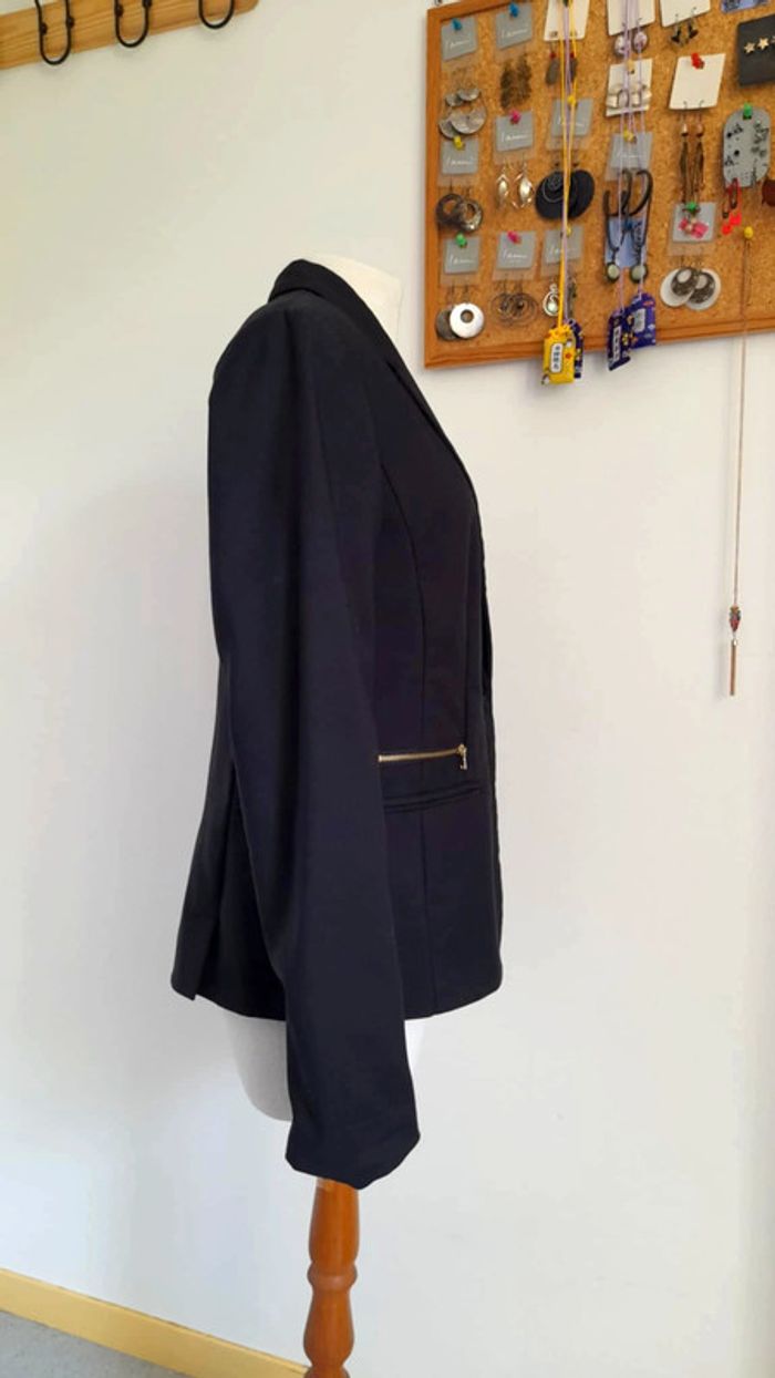 Veste blazer noire Kiabi Taille 40 - photo numéro 3