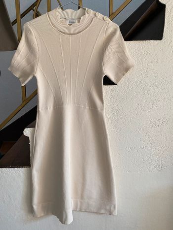 Robe Sandro beige maille