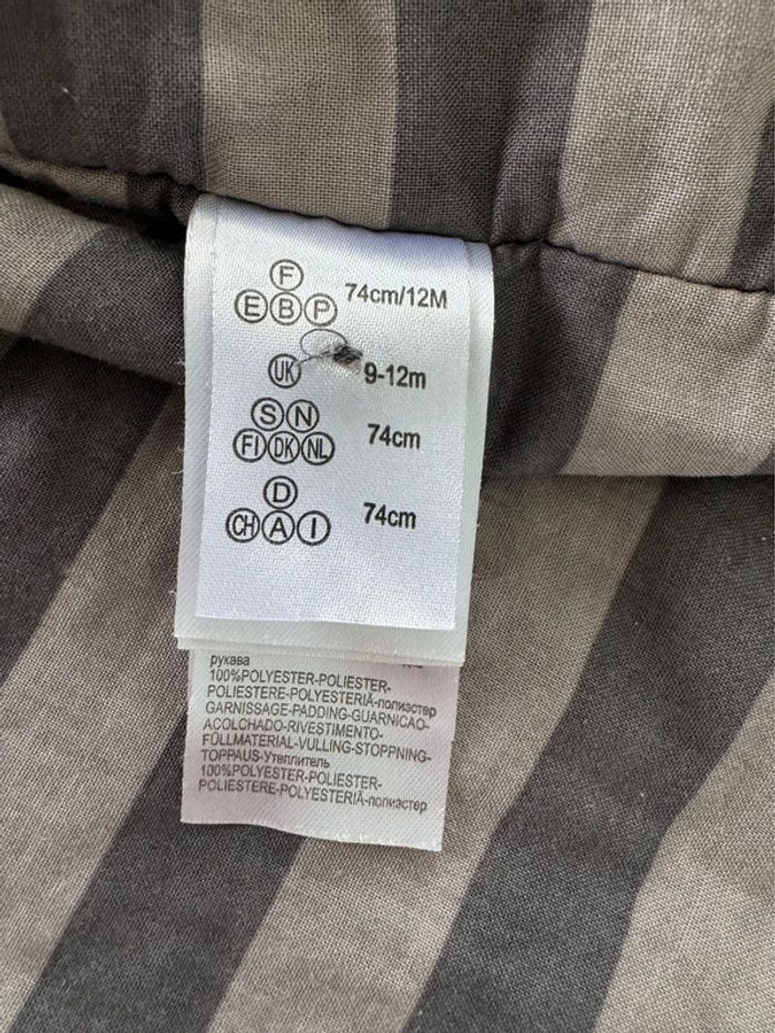 Manteau bleu marine Vertbaudet Taille 12 mois - photo numéro 6