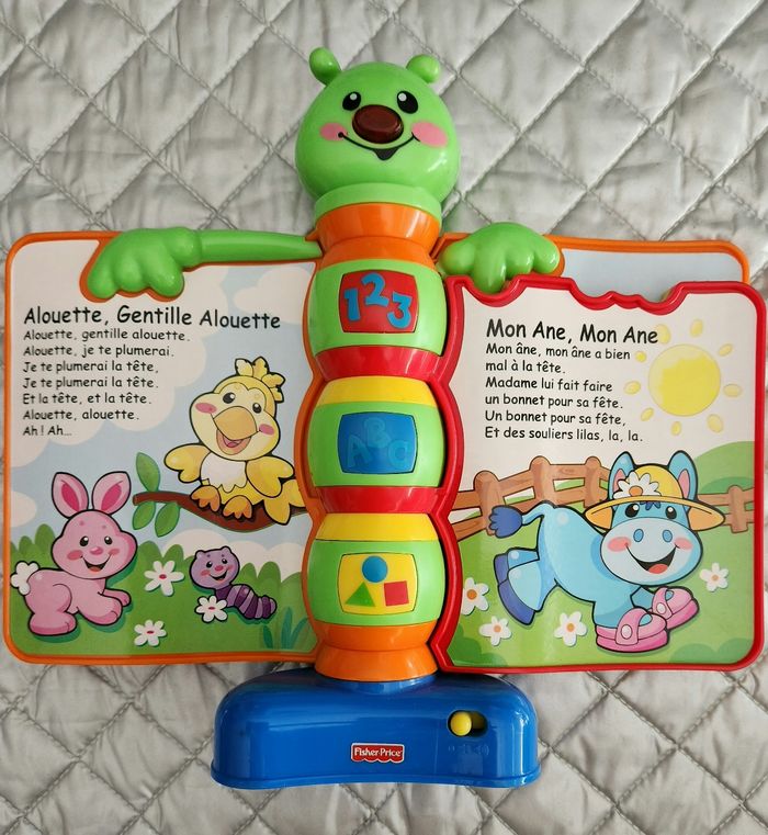 Livre comptines chenille fisher price - photo numéro 3
