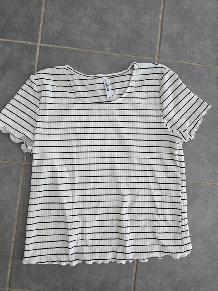 Tee shirt côtelé