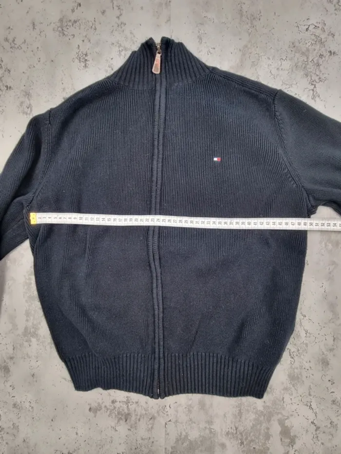 Gilet zippé Tommy Hilfiger noir, S Hommes (mesures en photos) - photo numéro 10