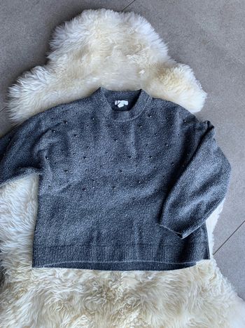 Pull court à perle taille M