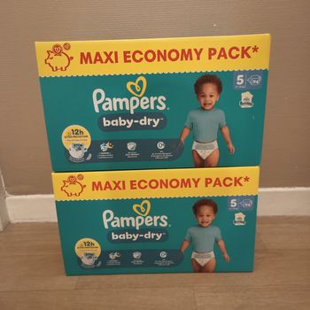 Pampers baby dry taille 5 (188 couches)
