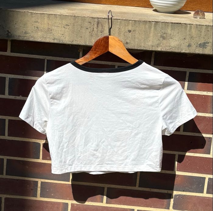 🤍 T-shirt court style crop top Smile – 14 ans - photo numéro 3