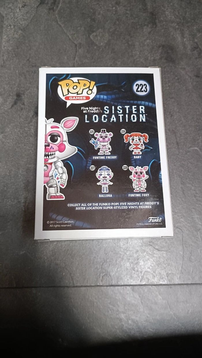 Funko pop jumpscare funtime Foxy 223 - photo numéro 2