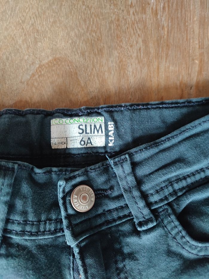 Pantalon bleu marine Kiabi 6 ans - photo numéro 3