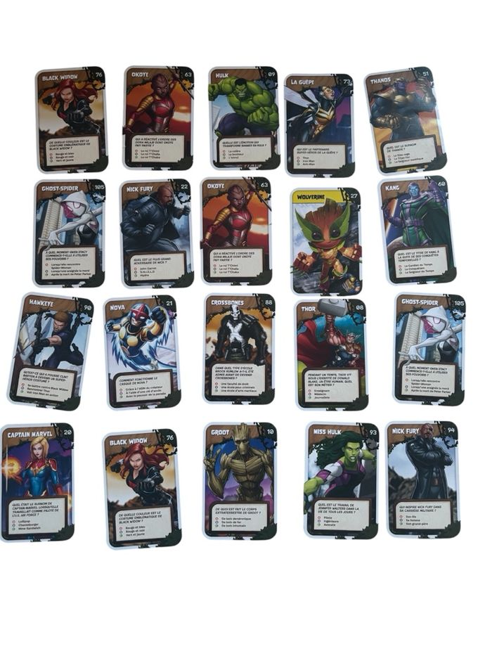 Cartes Marvel - photo numéro 2