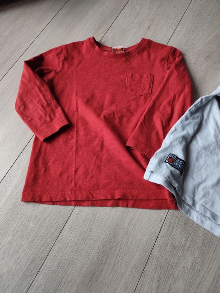 Lot de deux t-shirts à longue manche garçon - photo numéro 3