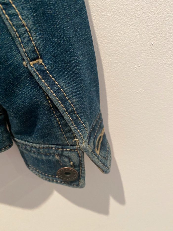 Veste en jean à capuche Benetton - photo numéro 7
