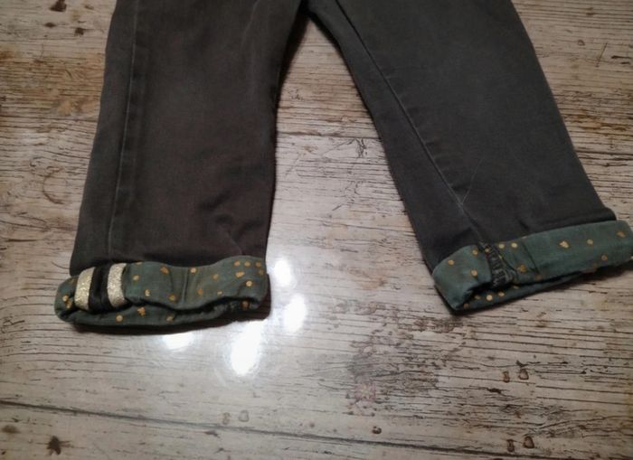 Joli pantalon jeans fille 12 mois Lulu Castagnette - photo numéro 4