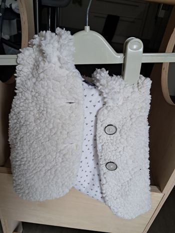 Gilet moumoute kiabi