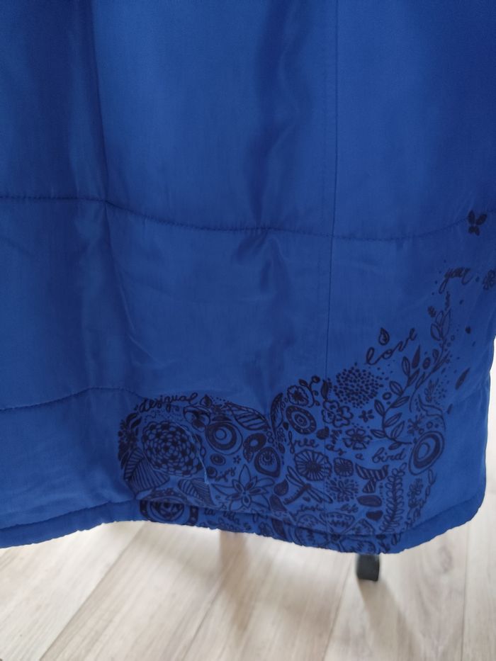 Manteau Desigual bleu taille 40 - photo numéro 6