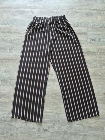 Pantalon fluide, léger à rayures jambes larges