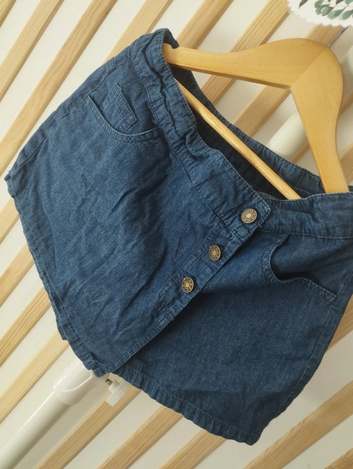 Short jupe jean 8ans fille - photo numéro 2