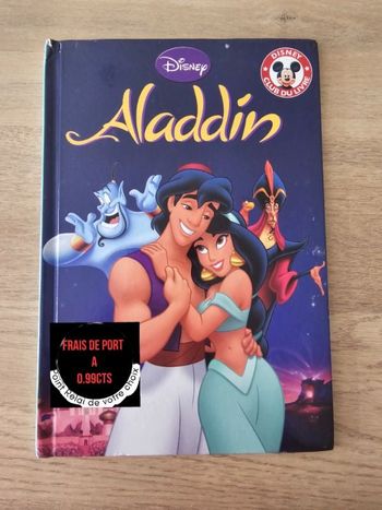 Livre aladdin disney club du livre  ( 6ans et +) enfant