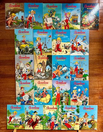 Lot exceptionnel 22 livres Caroline bon état bd grands albums Hachette