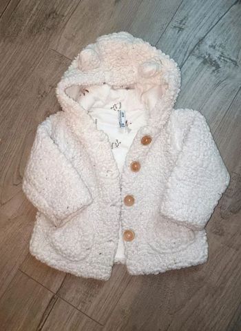 Manteau à capuche 12 mois