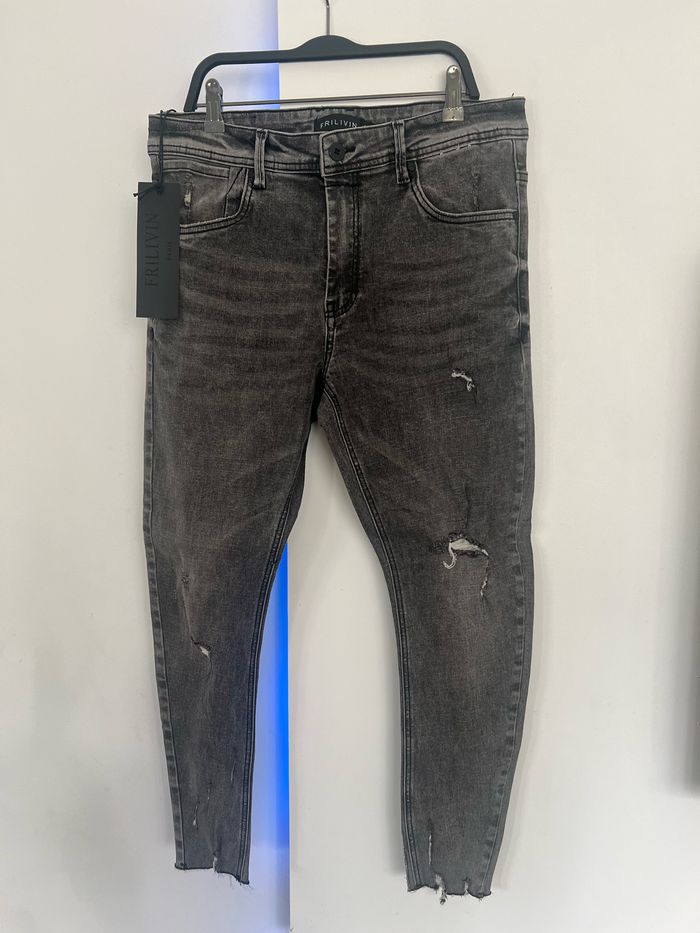 Jean gris homme Taille 34 frilivin - photo numéro 2