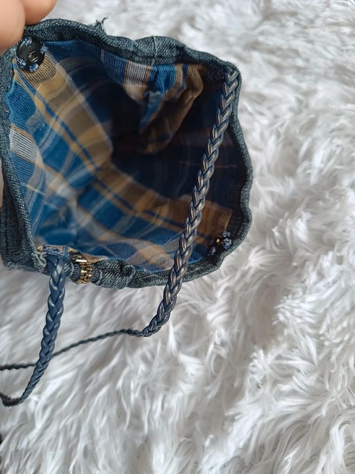 Sac bandoulière en jean (tressée) - photo numéro 9