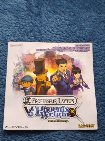Notice Professeur Layton VS Phoenix Wright 3DS
