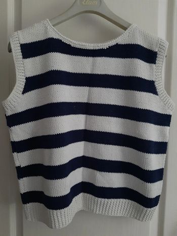 Pull débardeur femme