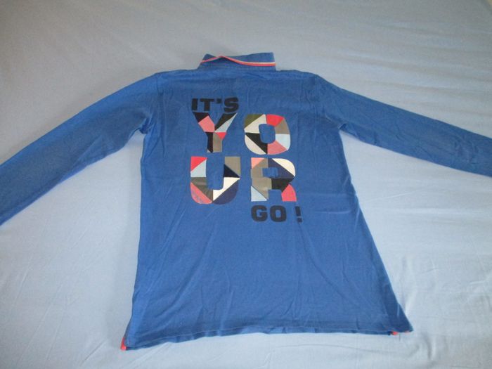 polo manches longues okaidi 14 ans - photo numéro 3