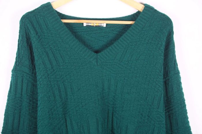 Pull vintage 90's unisexe en laine mélangée (#240082) - photo numéro 4