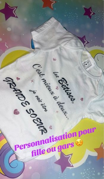 Body personnalisé bébé fille ou garçon