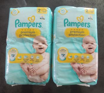 Couches Pampers premium protection