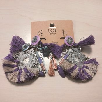 Robe Mango avec boucles d'oreilles 