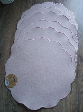 Lot de sets de table fleurs